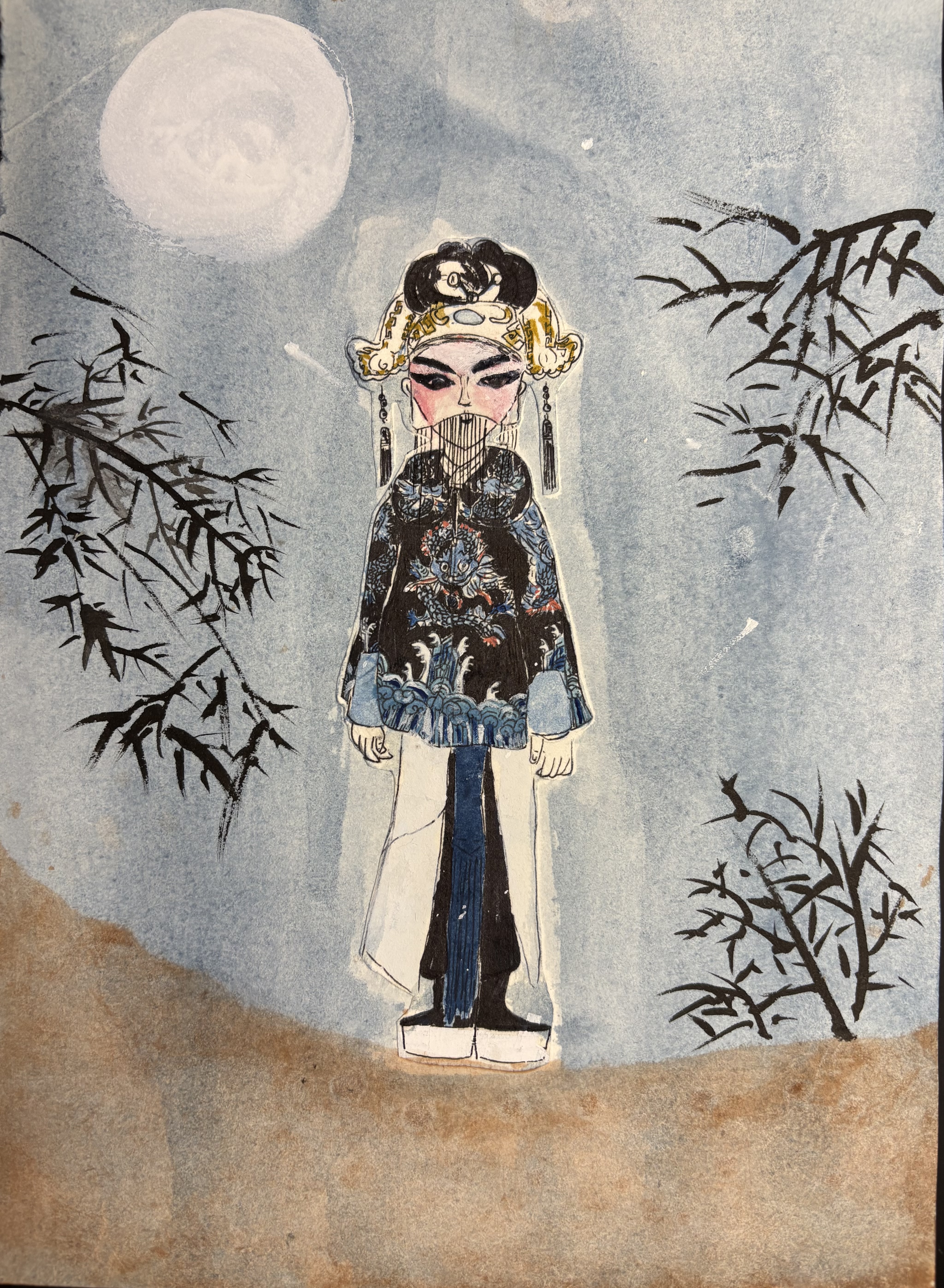 子胥月下羁愁