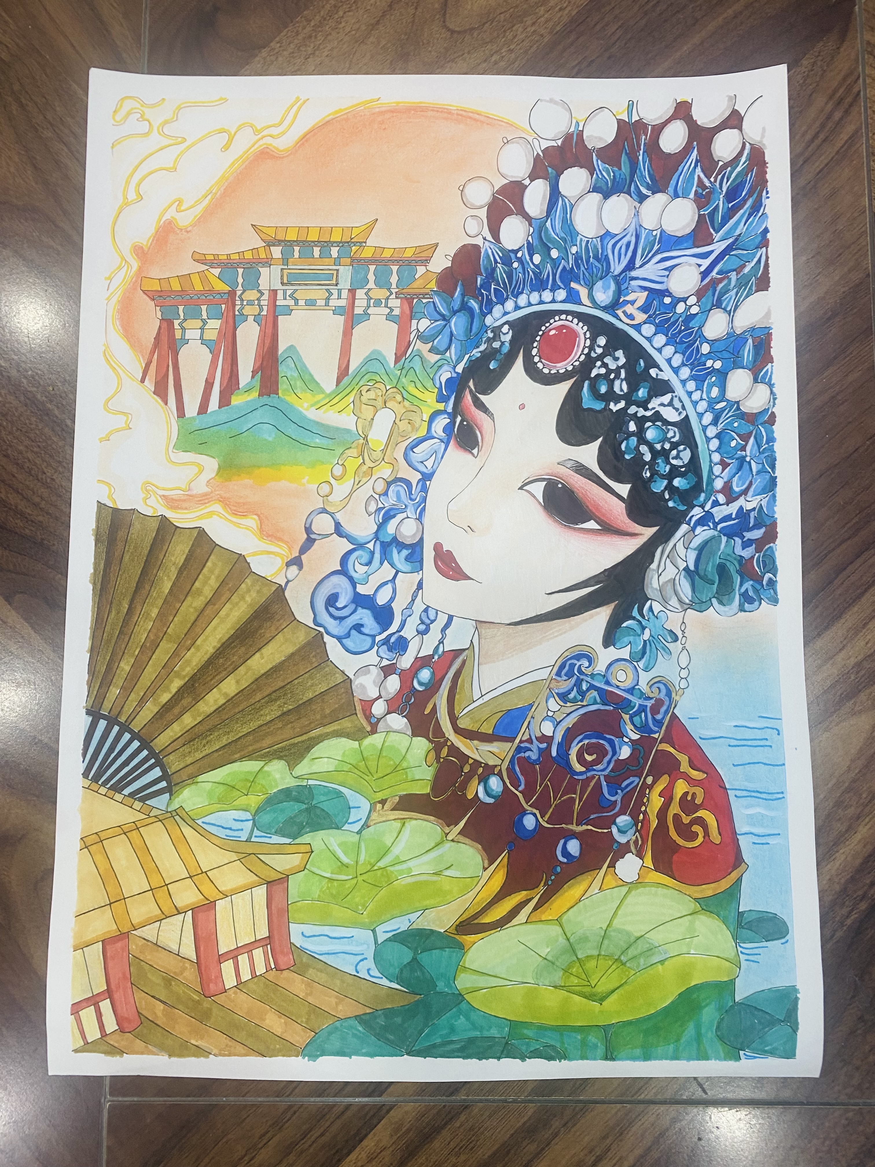 梨园栖山水·粉墨绘国风